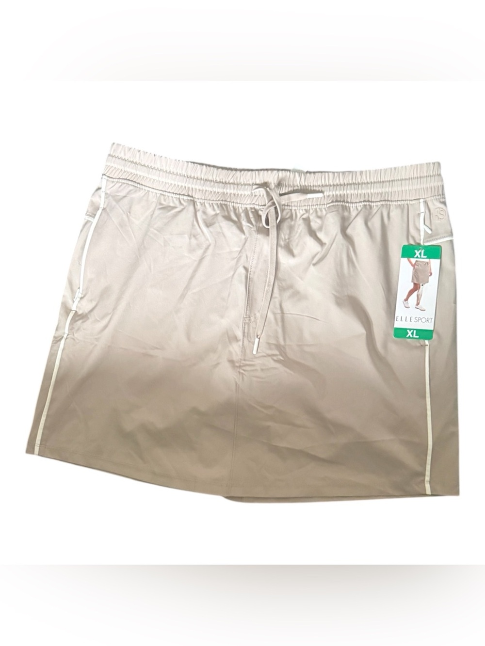 ELLE Sport Beige Skort with Drawstring